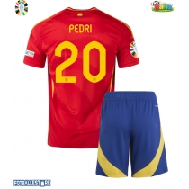 Spania Pedri Gonzalez #20 Hjemmedraktsett Barn EM 2024 Kortermet (+ Korte bukser)